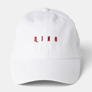 Elevate your style with KING Text-Hat Pure White  Performance Cap