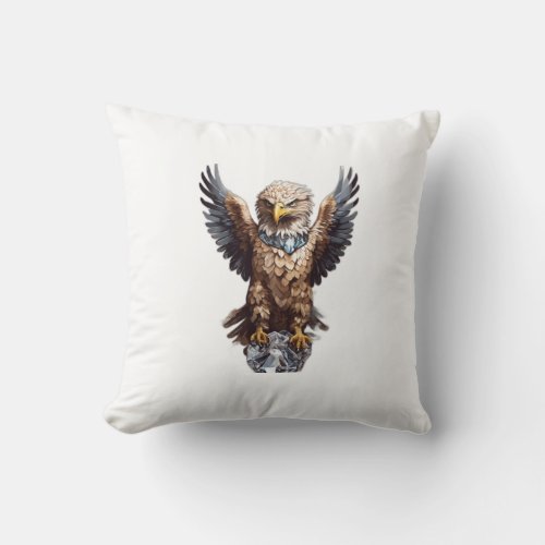 Elevate Your Style with the Regal Eagle Throw Pillow