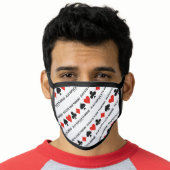 Elevate Your Thinking Play Duplicate Bridge Face Mask (Worn Him)