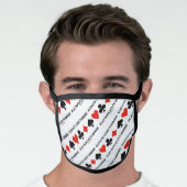 Elevate Your Thinking Play Duplicate Bridge Face Mask (Worn Him)