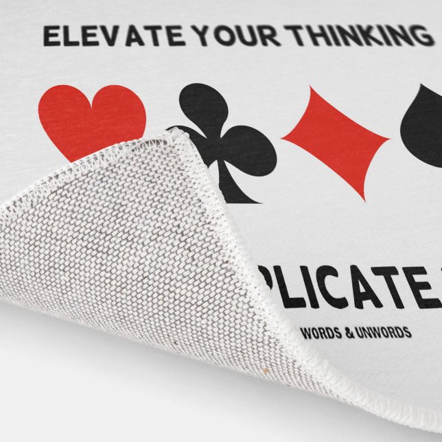 Elevate Your Thinking Play Duplicate Bridge Rug (Indoor)