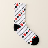 Elevate Your Thinking Play Duplicate Bridge Socks (Right Outside)