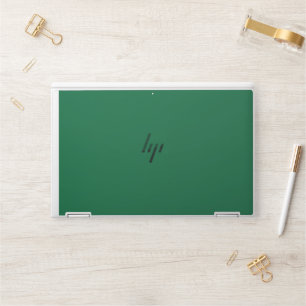 Elevate your Web Design with a Green Background HP Laptop Skin