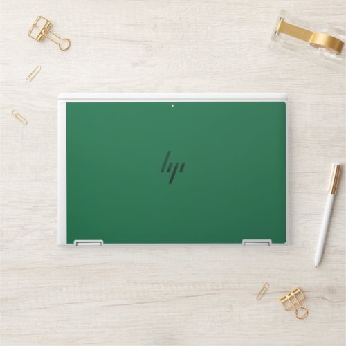 Elevate your Web Design with a Green Background HP Laptop Skin