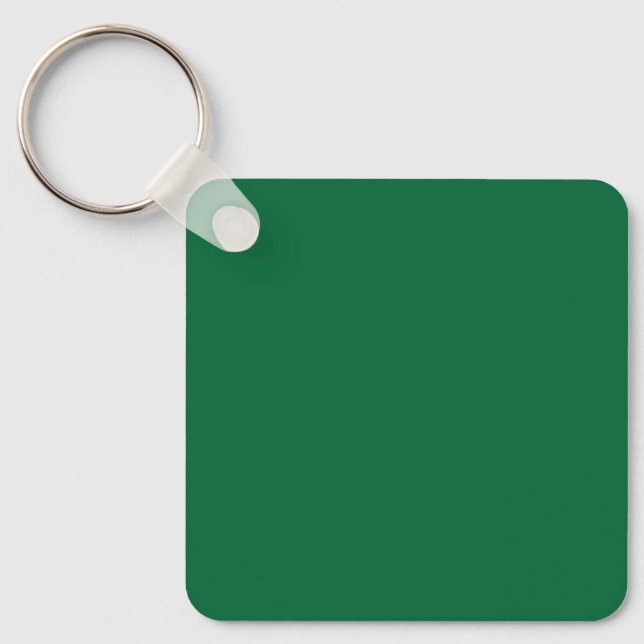 Elevate your Web Design with a Green Background Keychain (Front)