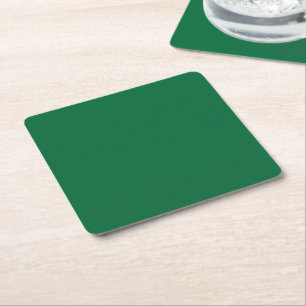 Elevate your Web Design with a Green Background Square Paper Coaster