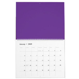 Elevate Your Website Design with a Stunning Purple Calendar