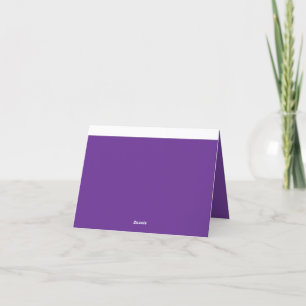 Elevate Your Website Design with a Stunning Purple Thank You Card