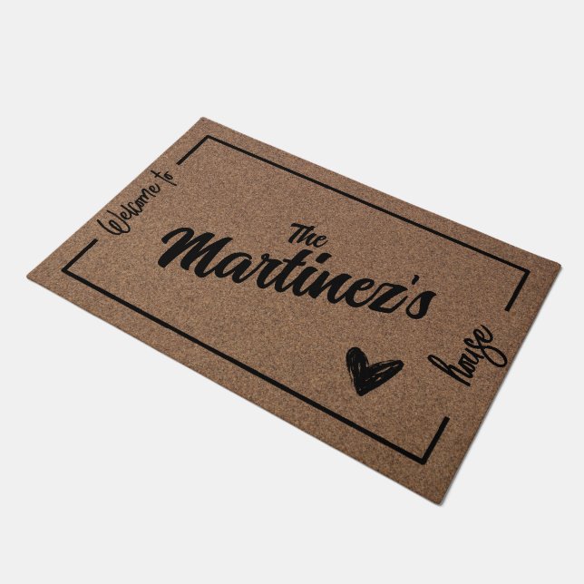 Elevate Your Welcome: Personalized Doormat (Angled)