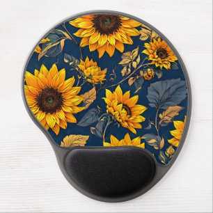 Elevate Your Workspace with the Sunflower Dreams Gel Mouse Pad