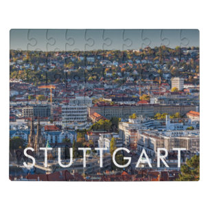 Elevated City View of Stuttgart Jigsaw Puzzle