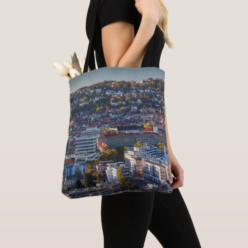 Elevated City View of Stuttgart Tote Bag