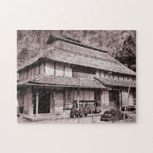 Elevated Roof Farmhouse of Mimasaka Jigsaw Puzzle