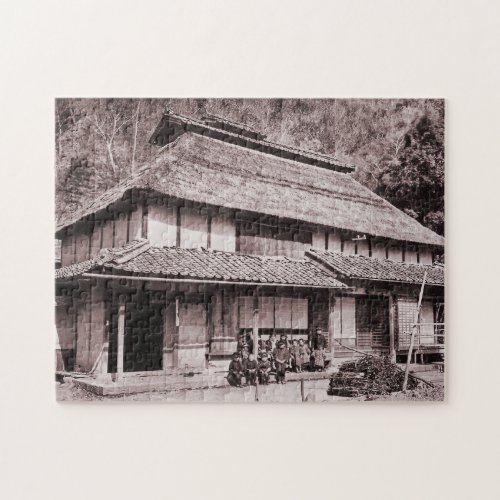 Elevated Roof Farmhouse of Mimasaka Jigsaw Puzzle