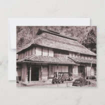 Elevated Roof Farmhouse of Mimasaka Postcard