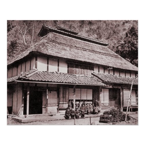 Elevated Roof Farmhouse of Mimasaka Poster