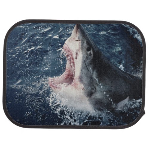 Elevated Shark mouth open Car Mat