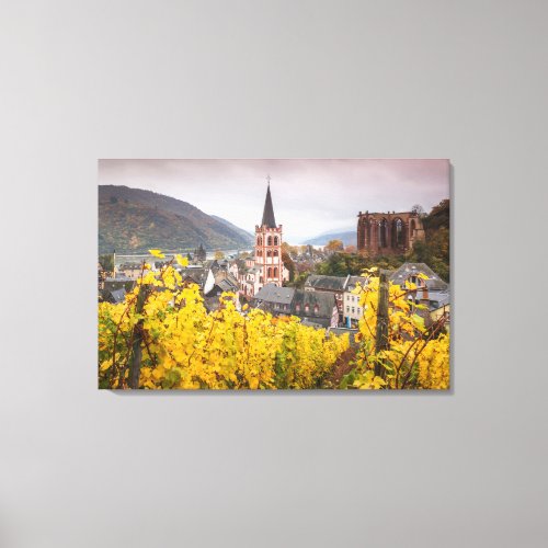 Elevated Town View  Germany Canvas Print