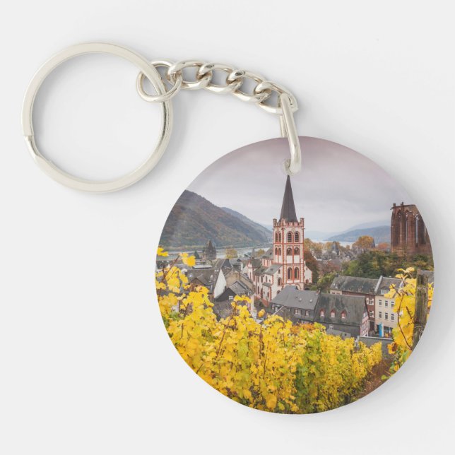 Elevated Town View | Germany Keychain (Front)