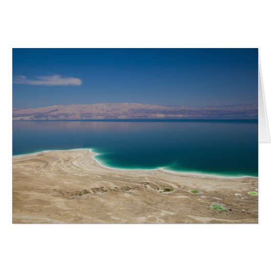 Elevated view of the Dead Sea Cards (Front Horizontal)