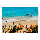 Elevated View Of Waikiki Beach Scene, Honolulu (Front Horizontal)