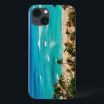 Elevated View Of Waikiki Beach Scene, Honolulu 2 iPhone 13 Case<br><div class="desc">Gallo Images / DanitaDelimont.com USA,  North America,  Hawaii</div>