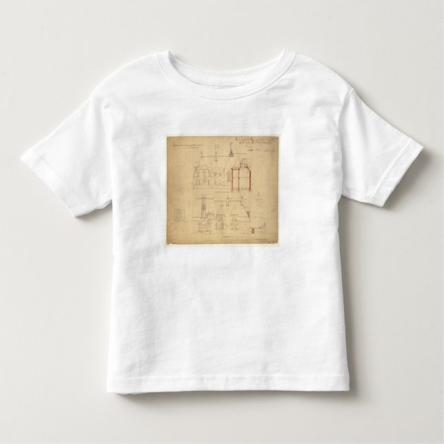 Elevations for The Red House, Bexley Heath (pen an Toddler T-shirt (Front)