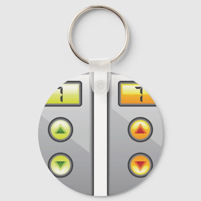 Elevator Buttons Keychain (Front)