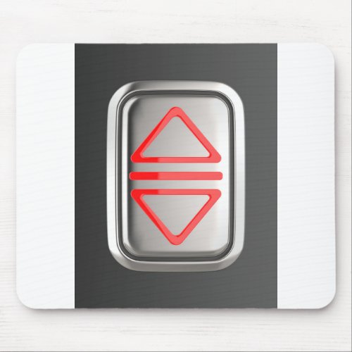 Elevator call button mouse pad