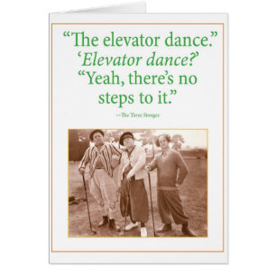 Elevator Dance Cards