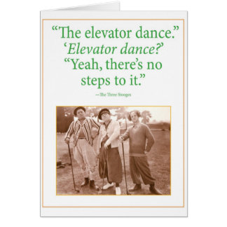 Elevator Dance Cards