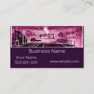Elevator Down Abstract Business Card
