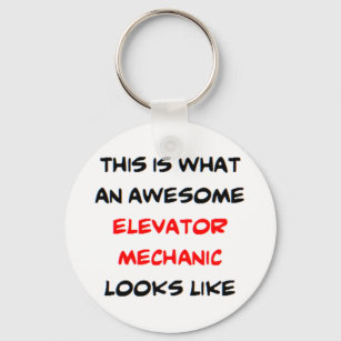 elevator mechanic, awesome keychain