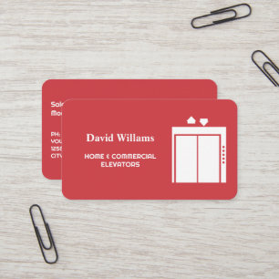 Elevator Mechanic Business Card