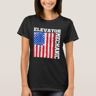 Elevator Mechanic Maintenance Life Inspire Technic T-Shirt