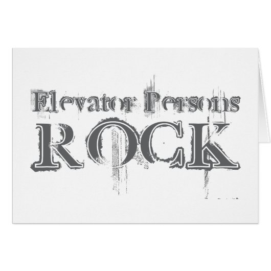 Elevator Persons Rock Cards (Front Horizontal)