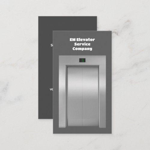 Elevator Services Business Card