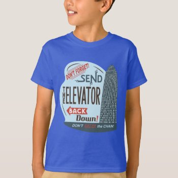 Elevator T-shirt by kbilltv at Zazzle