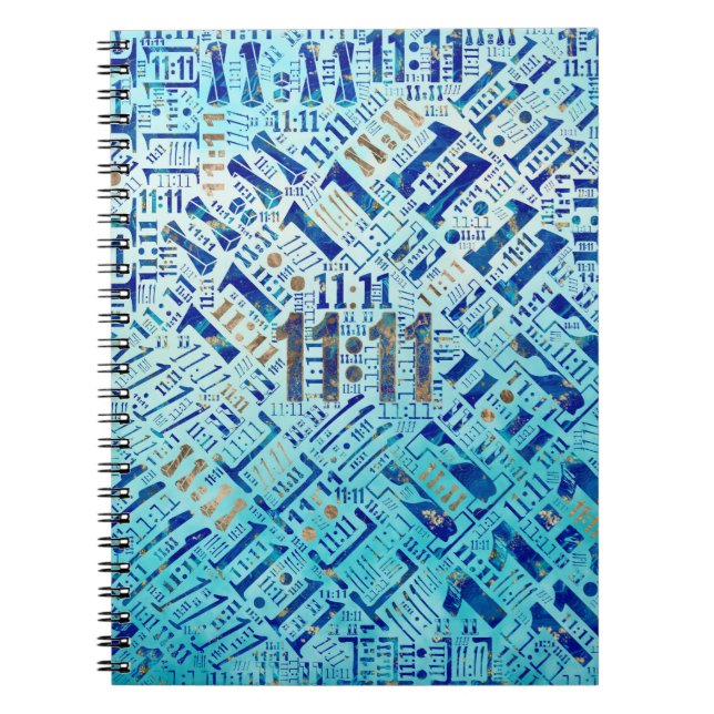 Eleven Eleven Numerology Pattern #1 Notebook (Front)