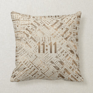 Eleven Eleven Numerology Pattern #2 Throw Pillow