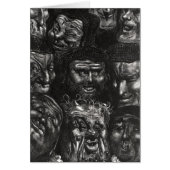 Eleven grotesque faces (Front)