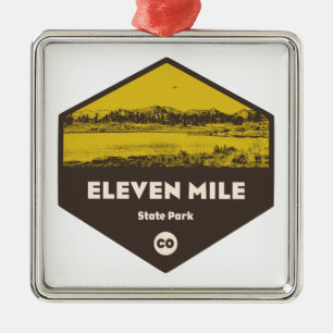 Eleven Mile State Park, Colorado Metal Ornament