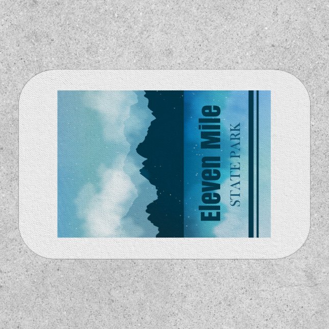 Eleven Mile State Park Colorado Reflection Patch (Front)