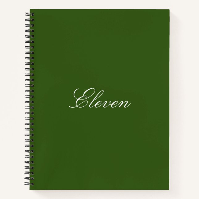 ‘Eleven’ Notebook (Front)