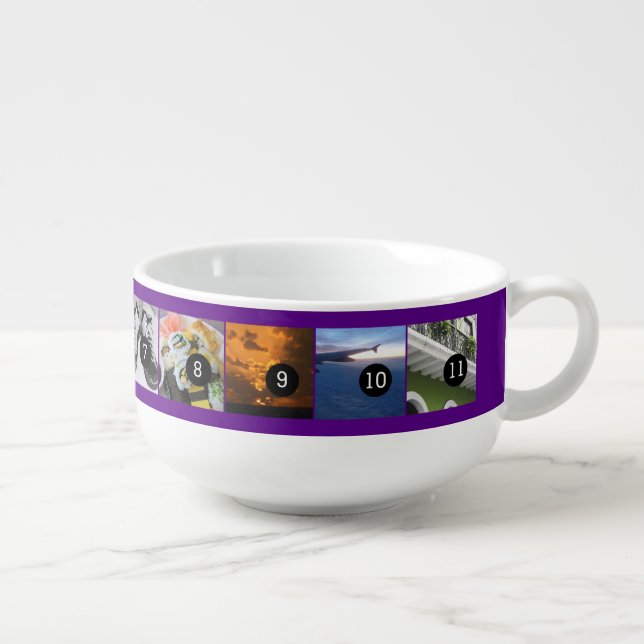 Eleven of Your Photos to Make Your Own Momento Soup Mug (Left)