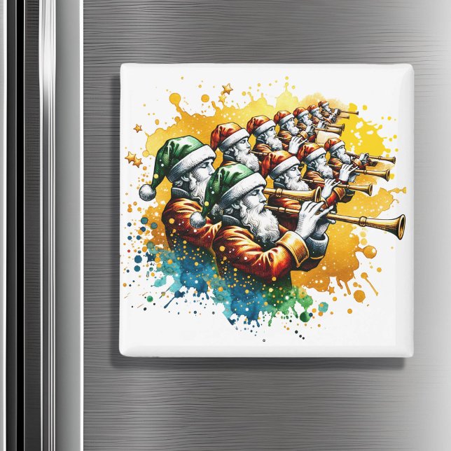 Eleven Pipers Piping | Twelve Days of Christmas Magnet (Creator Uploaded)