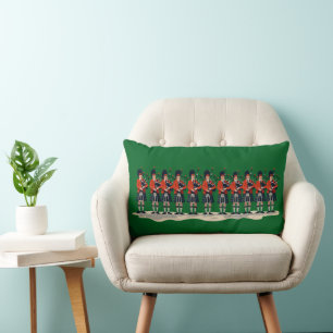 Eleven Pipers The Faithful Apostles Cut-Out 2 Lumbar Pillow