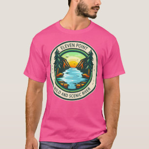 Eleven Point National Wild And Scenic River Badge T-Shirt