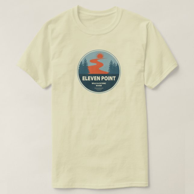 Eleven Point Wild and Scenic River Missouri T-Shirt (Design Front)