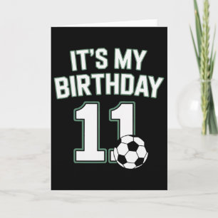 Eleven Soccer Its My Birthday 11 Youth Players Ath Card